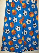 Baseball Basketball Soccer Sleep Shorts PJ Pajama Bottoms Boys Size 6 / 8 NWT
