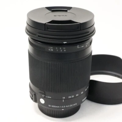 Objectif Sigma 18-300Mm F/3.5-6.3 DC Macro OS HSM C Pour Nikon MIJ #N032 - Photo 1/4