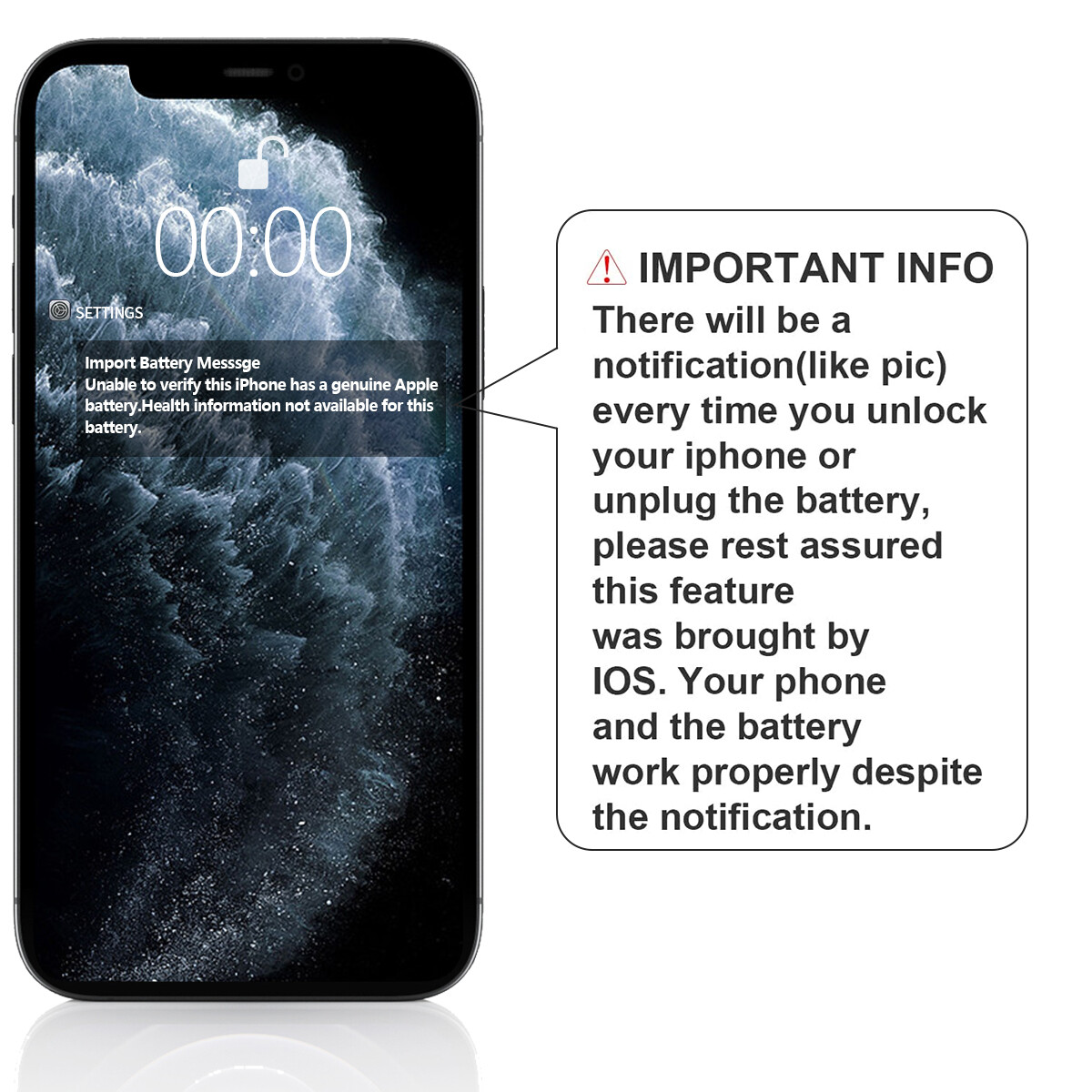High Capacity OEM Apple Replacement Internal Battery For iPhone 11
