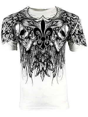 Xtreme Couture By Affliction Men's T-shirt Gather Biker Wings S-6XL