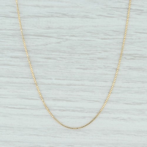 New Octava Box Chain Necklace 14k 