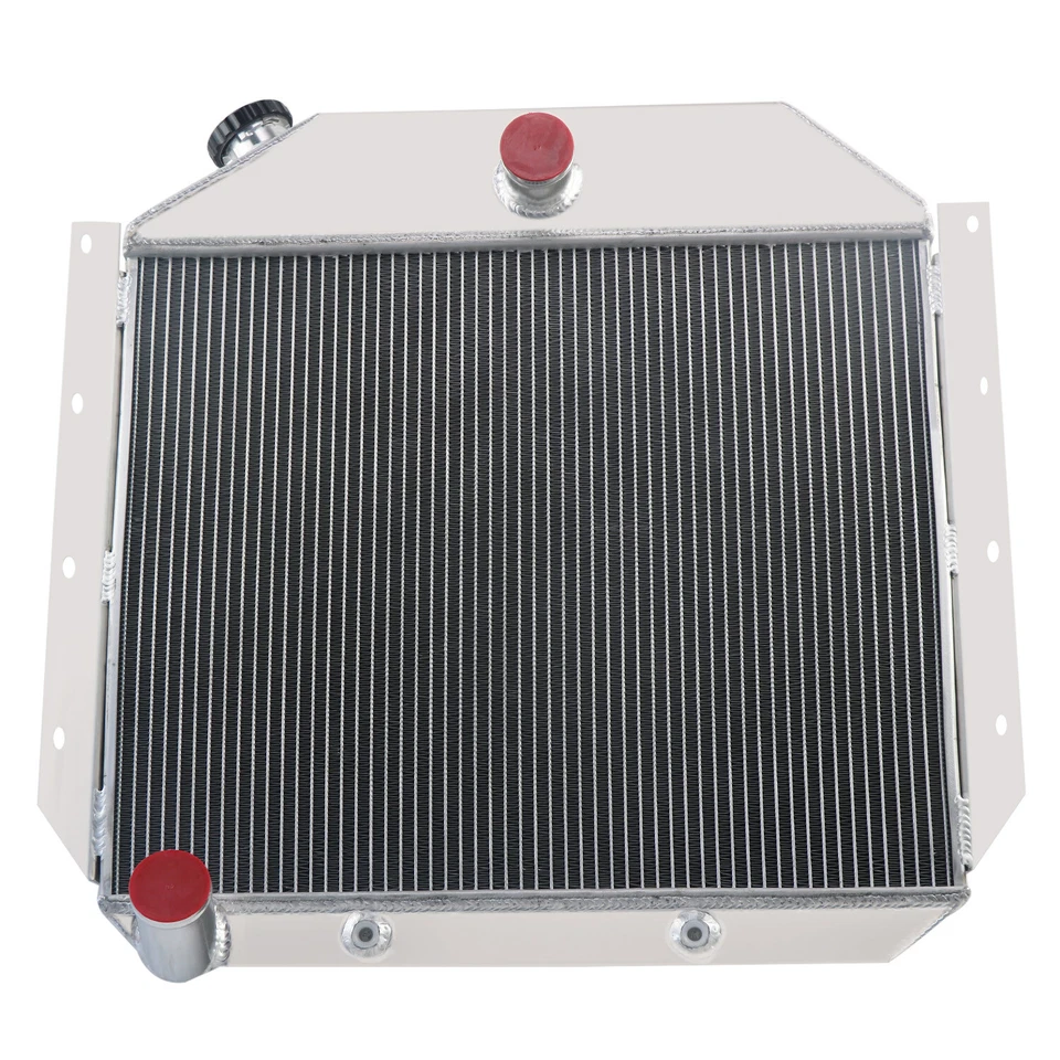 4 Rows Aluminum Radiator Fit 1951-1957,1953 International Harvester Pickup Truck Foto 4 de 4