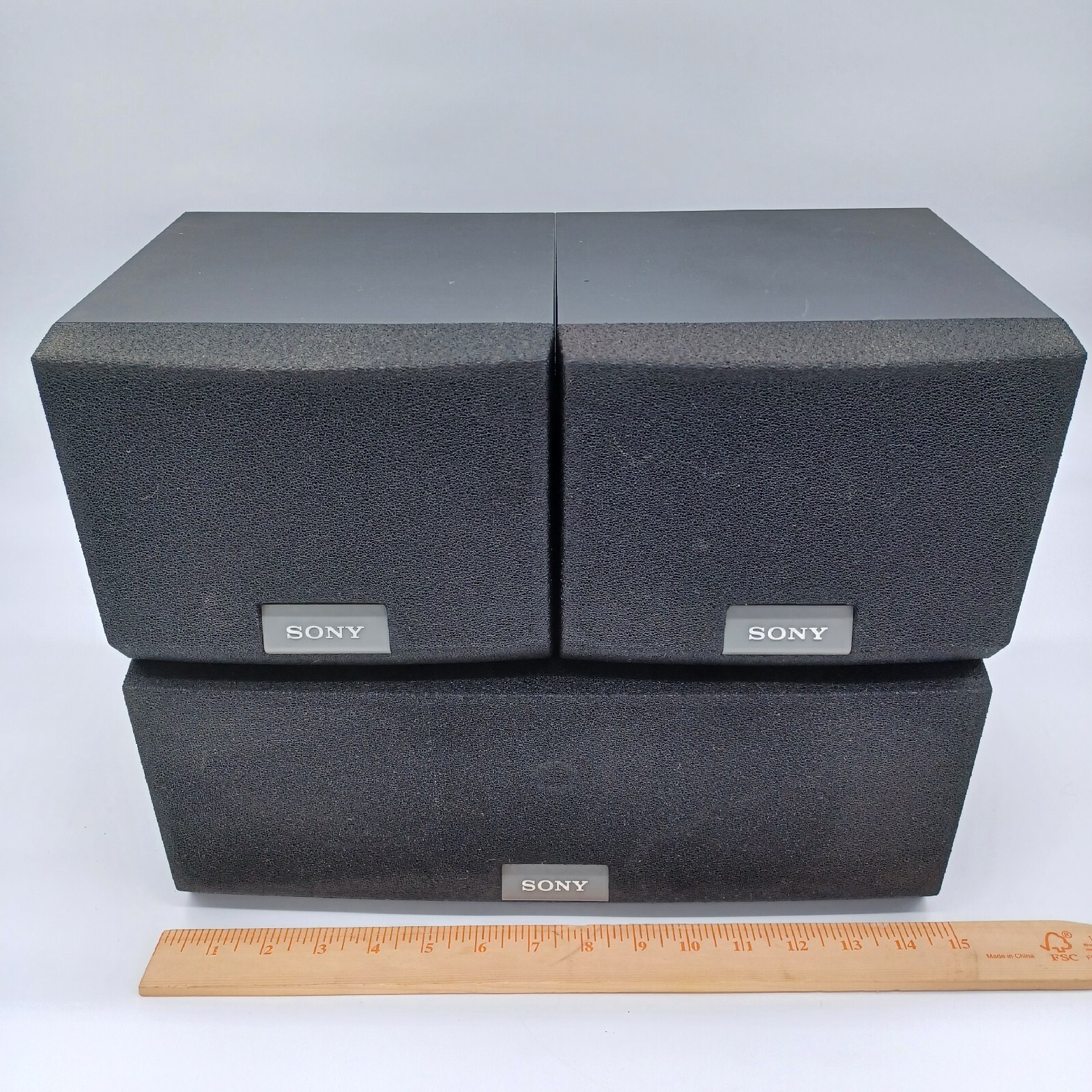 Vintage Sony Home Theater System SS-CN305 with SS-SR305 Black Speakers