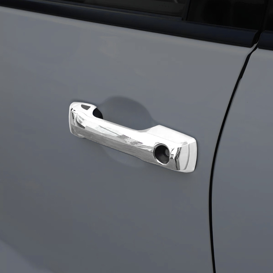 For Toyota Tundra 2022-2025 ABS Chrome Front & Rear Door Handle Cover Trim Caps