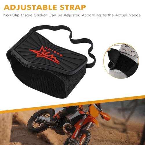 PACK de 2 protectores de botas para zapatas de cambio de motocicleta, almohadilla de cambio de goma para engranajes - Imagen 6 de 14