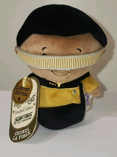 Hallmark Itty Bittys Star Trek DATA & GEORDI LA FORGE Limited Edition NWTs Plush - Picture 9 of 12