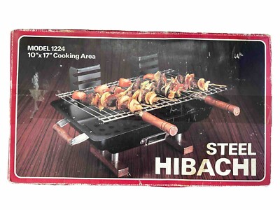 VTG Sunbeam Allegheny International Steel Hibachi Grill 10x17