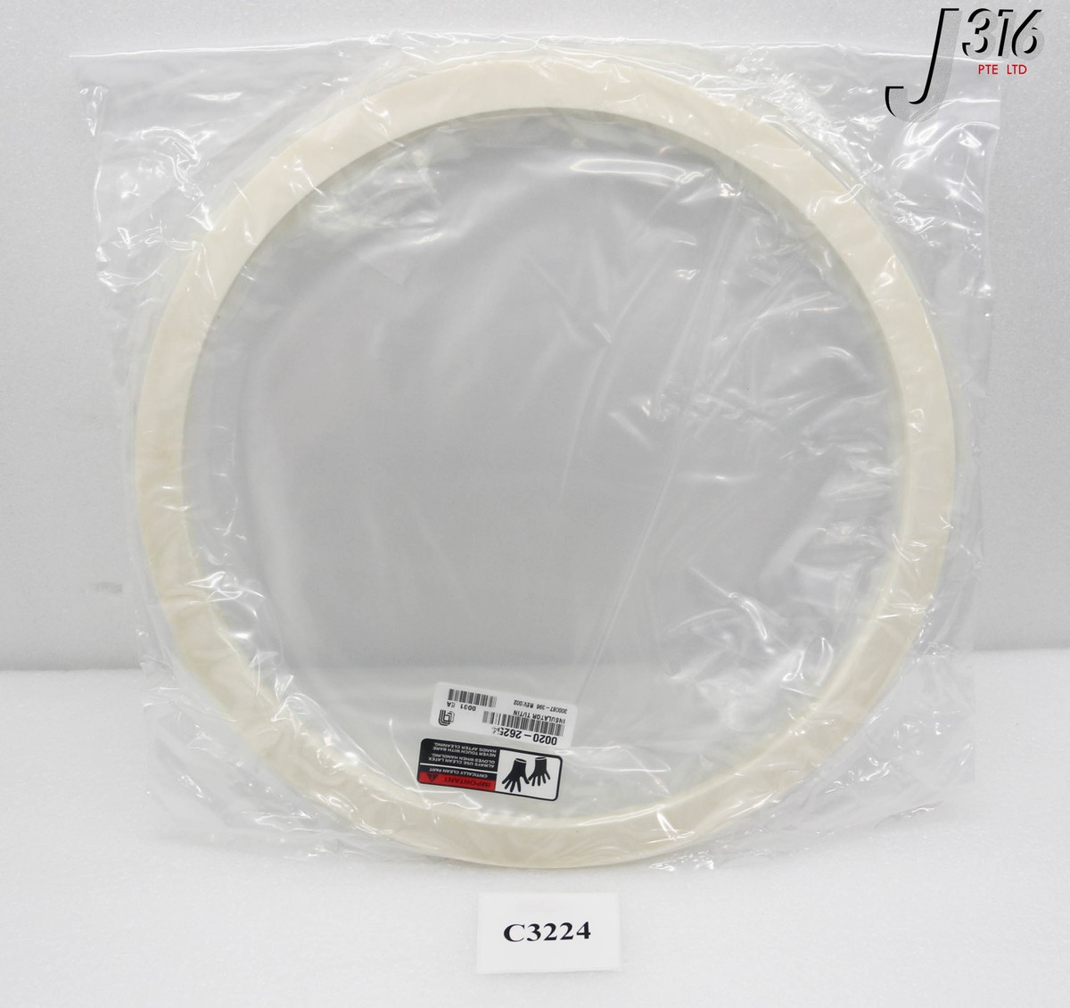 C様オーダー C3224 APPLIED MATERIALS INSULATOR, CERAMIC DURASOURCE TI/TIN (NEW