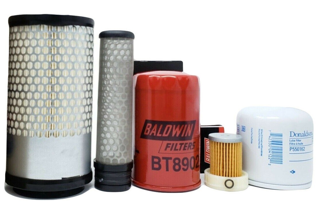 CFKIT Filter Kit for Kubota B2320 w/D1005E3 Engine (Baldwin Air