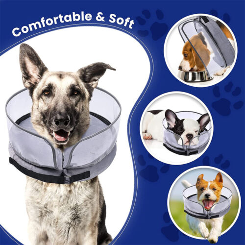 Collar protector para mascotas collar protector inflable perro gato - Imagen 5 de 23