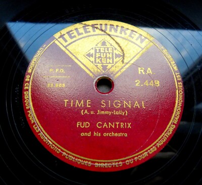 0353/ FUD CANDRIX-Time signal- The snake charmer-FOXTROTT-78rpm Schellack