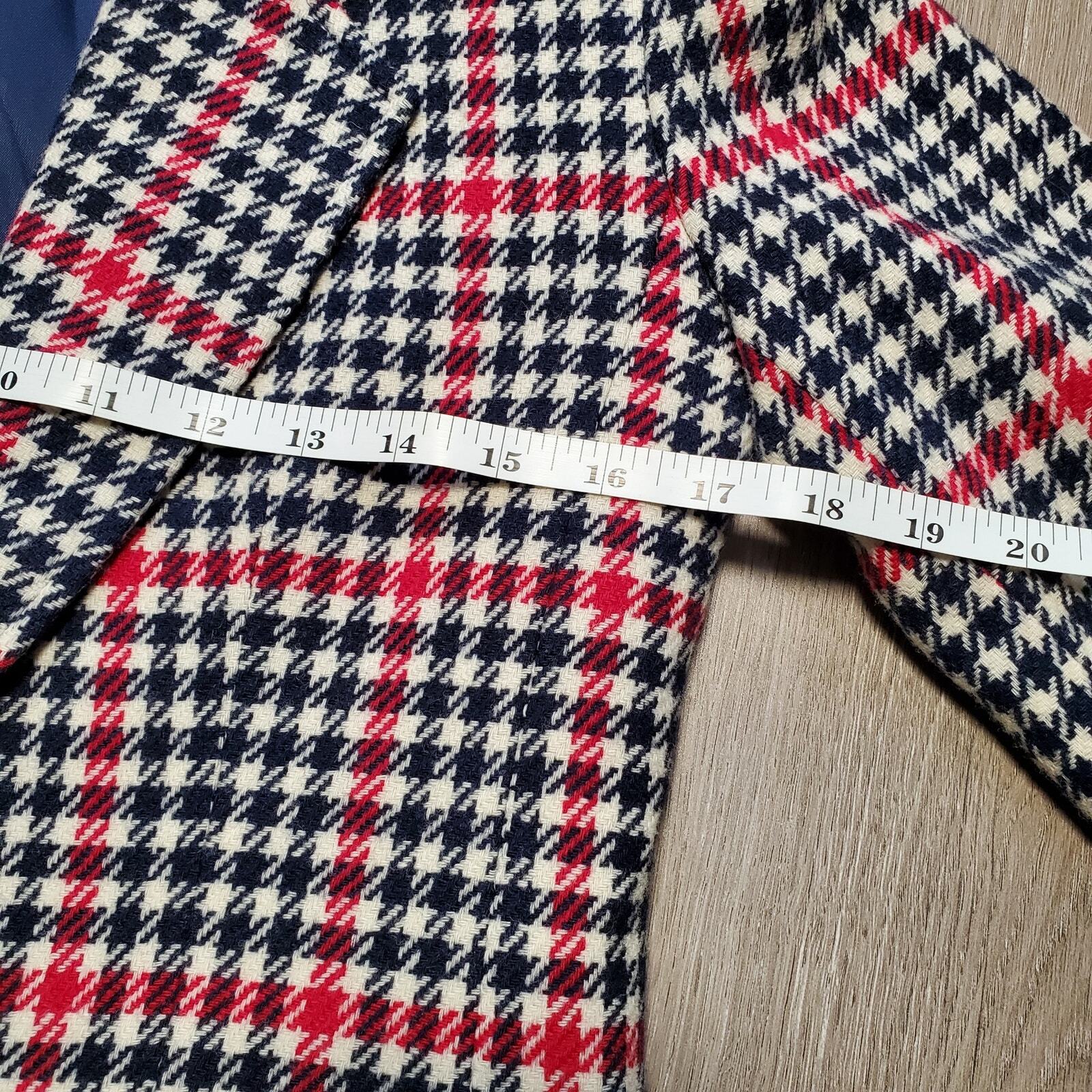 Pendleton Houndstooth Wool Blazer 6 - image 8