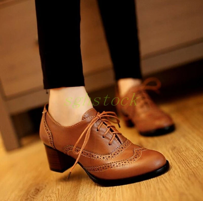 Womens oxford heels brown | Julia Bo - Women's Oxford Shoes & Boots - Julia  Bo - Women's Oxfords