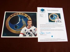 ALAN SHEPARD APOLLO 14 NASA ASTRONAUT SIGNED VINTAGE 10 X 8 LITHO PHOTO ZARELLI
