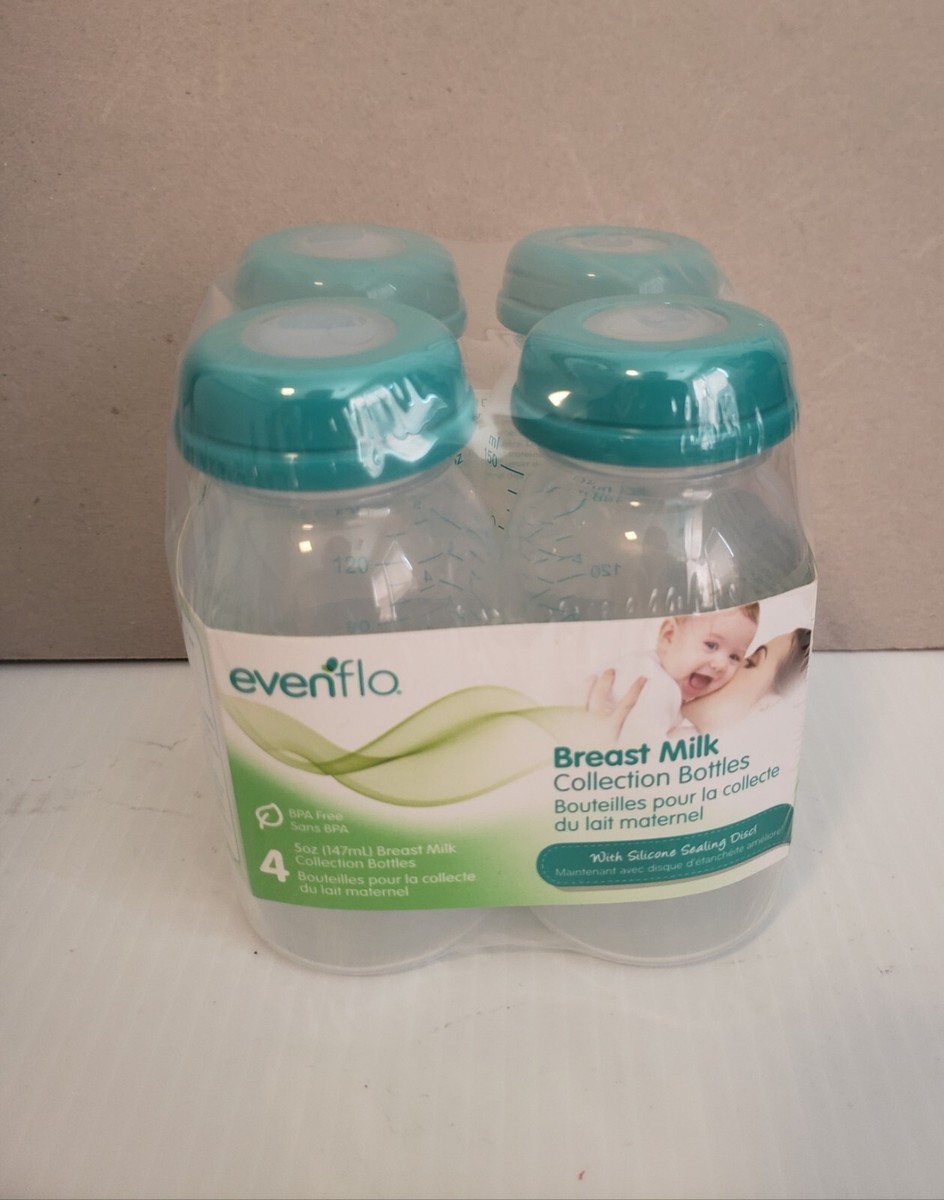 Evenflo Breast Milk Collection Bottles Ounces New Sealed BPA FREE
