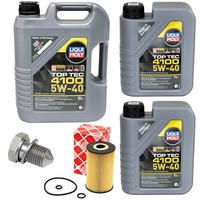MotoröL Set 5W-40 Liqui Moly 7 Liter + ÖLfilter + Schraube FüR VW Multivan V