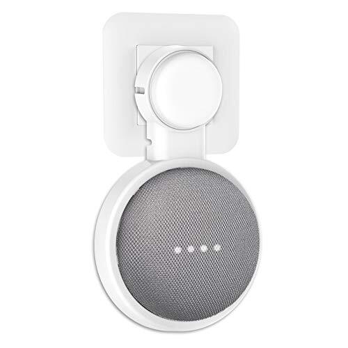 PlusAcc Supporto a Muro per Nest Mini/Google Home Mini, Senza Fili o Viti (c5O)