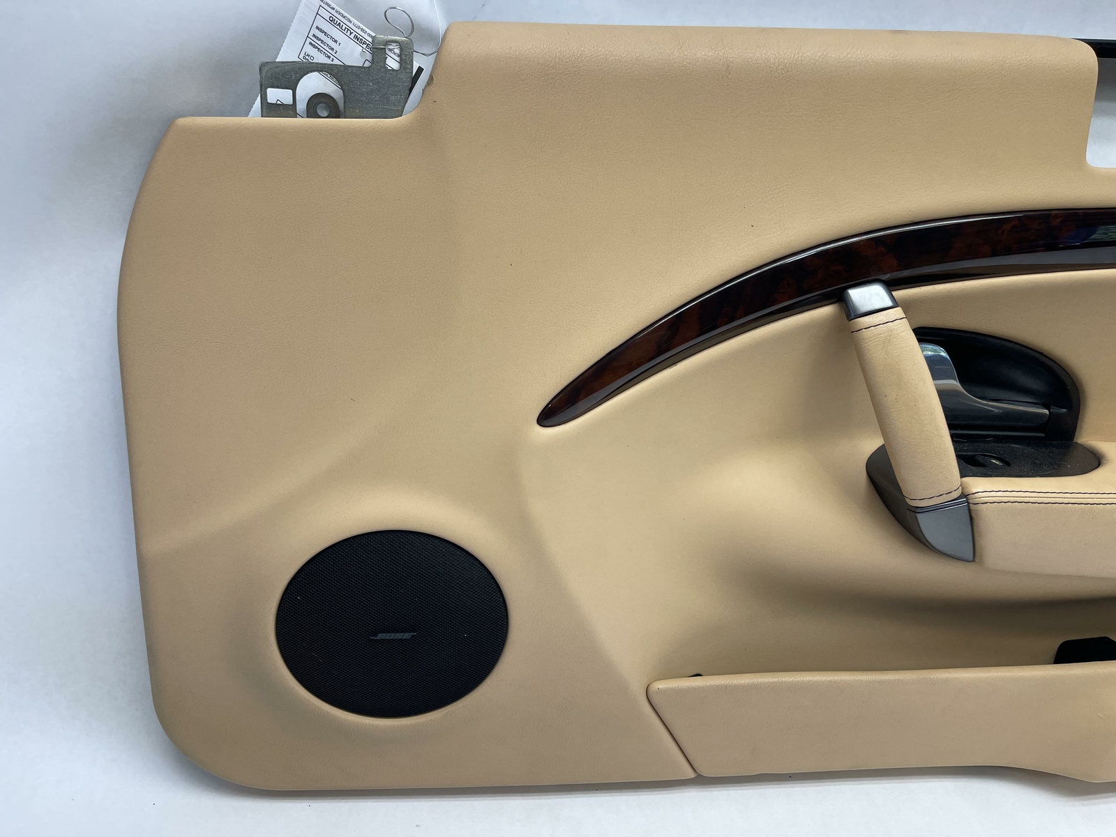2008-2010 MASERATI GRAN TURISMO PASSENGER SIDE INTERIOR DOOR PANEL TRIM TAN OEM