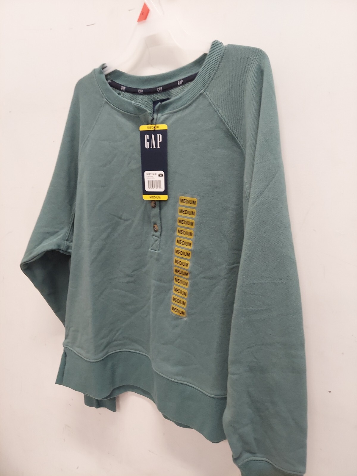 Gap Women's Med, Cotton Blend Henley 