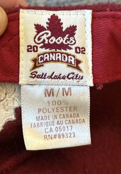 Gorra plana del equipo olímpico Roots Canada 2002 Salt Lake City gorra de noticiero talla mediana Foto 4 de 4