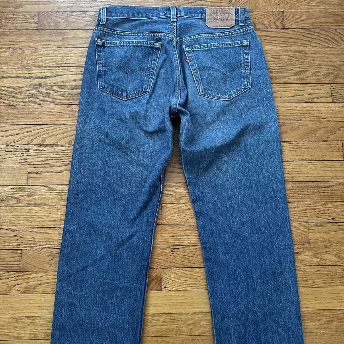 Vintage Levi's 501 Blue Denim Jeans Size 33x34 Made In USA