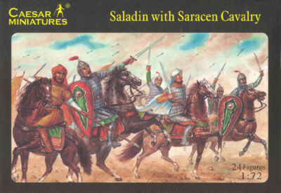 CAESAR MINIATURES 1/72 -H018 Saladin with Saracen Cavalry - MEDIEVAL WARS