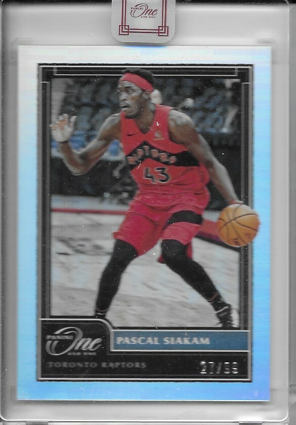 2020-21 Panini One and One Silver- Pascal Siakam /99 Toronto