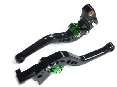KAWASAKI Z800 2013-2017 SHORT BLACK BRAKE & CLUTCH LEVERS SET RACE