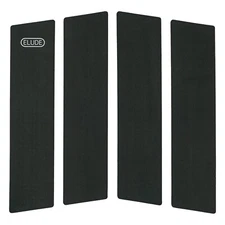 ELUDE Front Surfboard Traction Pad, Micro Grooves, Full Size, 3M - Black
