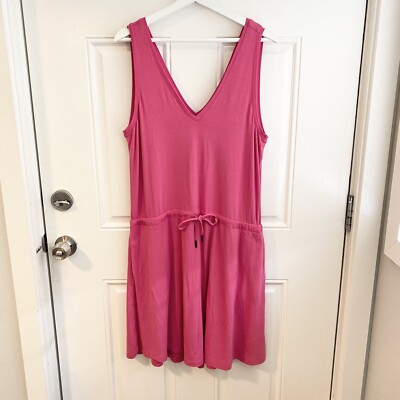 Sweaty Betty take it easy drop waist jersey dress size M | eBay