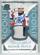 15-16 UD Upper Deck The Cup  Chandler Stephenson  /249  Rookie  Patch  Auto