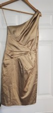 Cache Gold Sleeveless Dress 8