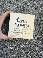 Ferris File-A-Wax for Jewelry Model Makers New