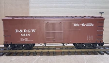 DELTON 4254 DENVER & RIO GRANDE BOX CAR, G SCALE