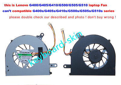 New for Lenovo G400 G405 G500 G505 G500A G490 G410 G510 laptop CPU Cooling  Fan
