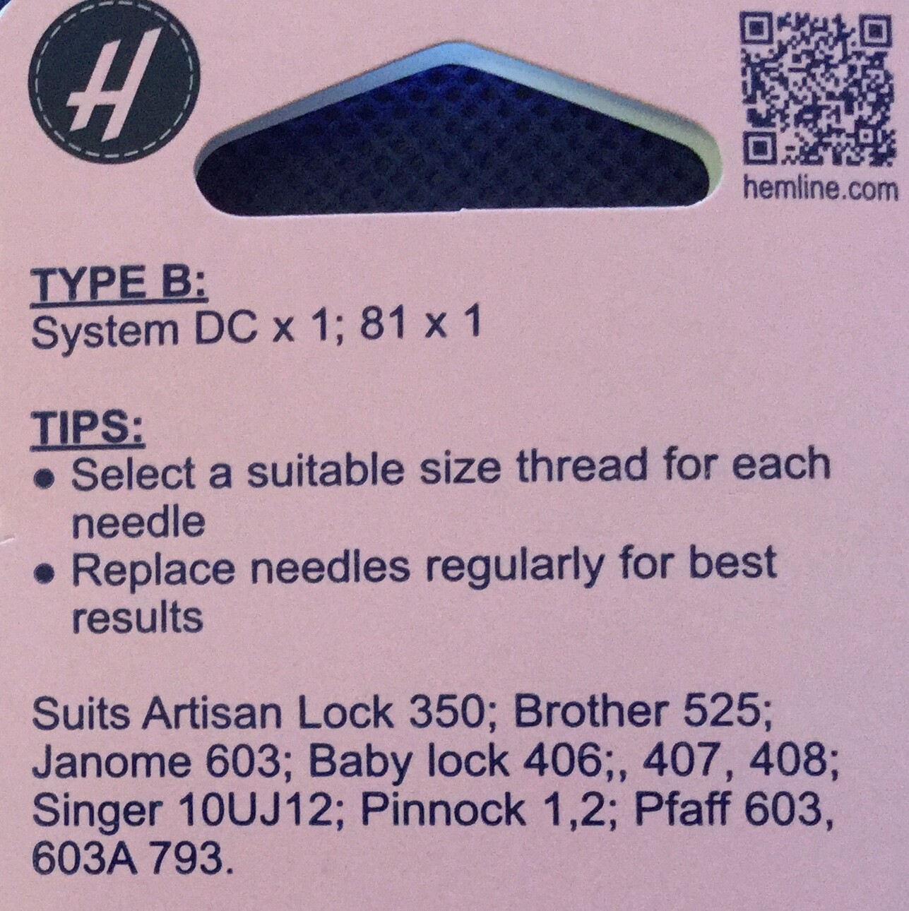 OVERLOCK SERGER Sew Machine Needles 2020 2054 HAx1 1SP DCx1 16x75 705H