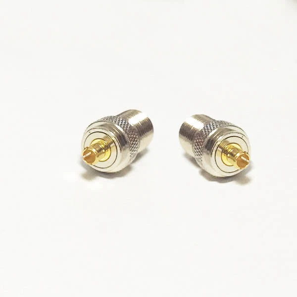 F type female to MCX male plug RF Coaxial Adapter connector Straight for TV - Image 2 of 4