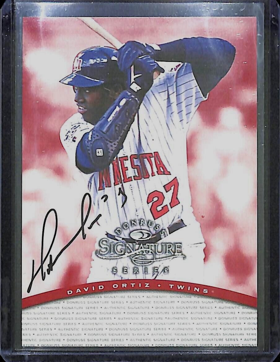 1997 donruss signature DAVID ORTIZ 直筆サイン