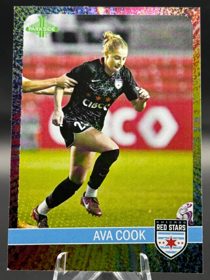 Parkside NWSL 2023 Vol 2 Stars of the NWSL Shimmer Foil Variant /100 - Image 4 of 4