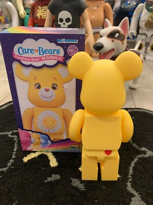 Medicom 400% Be@rbrick America Care Bears Funshine Bear Medicom 400% Be@rbrick America Care Bears Funshine Bear