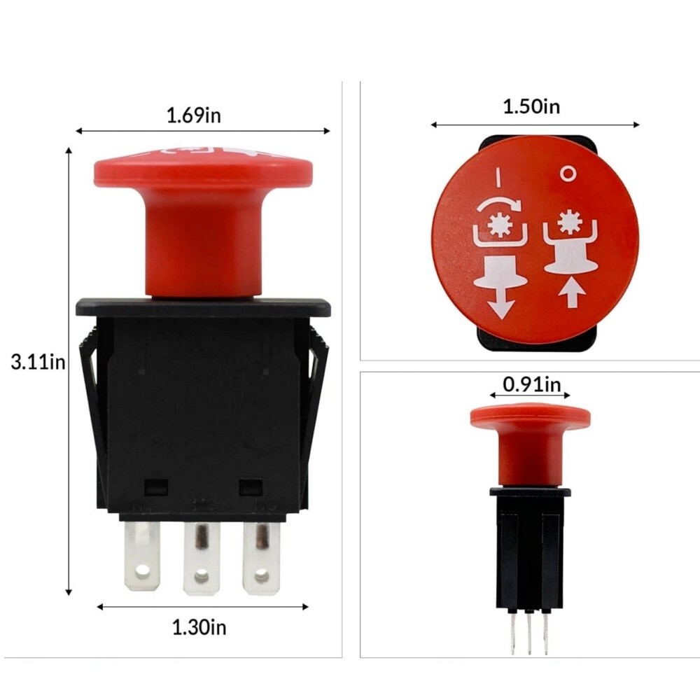 776476 PTO Switch for Hustler Super Z Mini Z X One Z4 Fas FasTrak