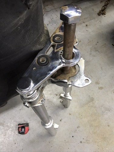 41MM BILLET WIDE GLIDE FRONT END FORKS HARLEY Davidson Triple Tree clamp shocks - Picture 19 of 19