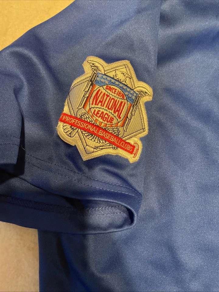 Camiseta de béisbol Ernie Banks 14 de los Chicago Cubs cosida majestuosa para hombre talla XL (50) Foto 3 de 4