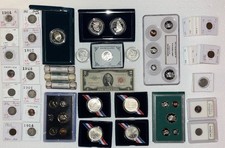 ESTATE SILVER COIN GET ALL, MORGAN, ROLLS, PROOFS, OLD, NEW, RARE, $2 RED
