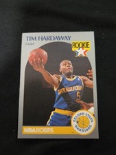 Tim Hardaway 1990-91 NBA Hoops Rookie Card #113 Warriors NBA RC 