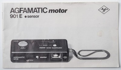 Bedienungsanleitung Agfa Agfamatic 901 E sensor AGFAMATOC motor 901E instruction