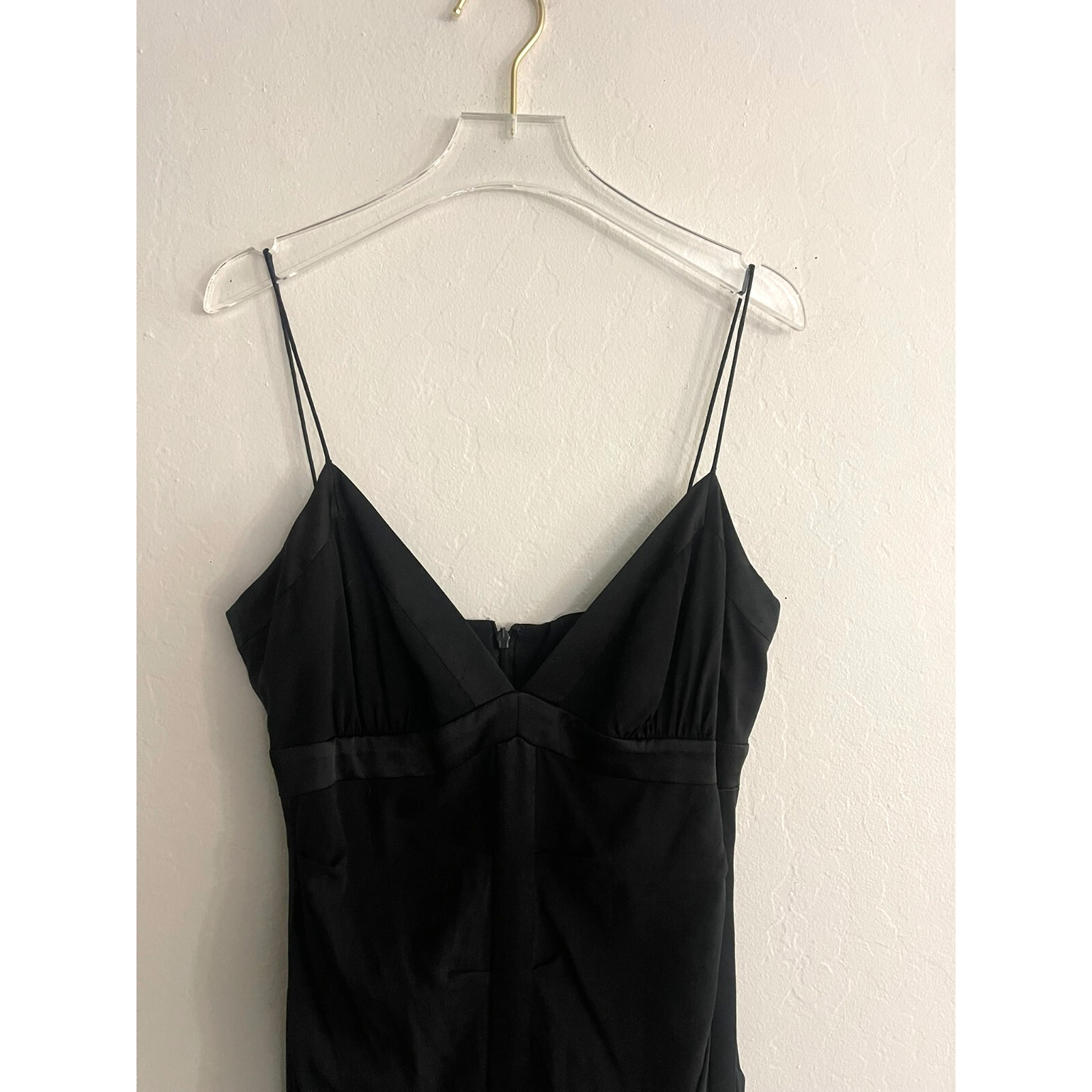 Nicole Miller Collection 2 Dress Y2K Silk Empire Waist Babydoll Goth Cocktail