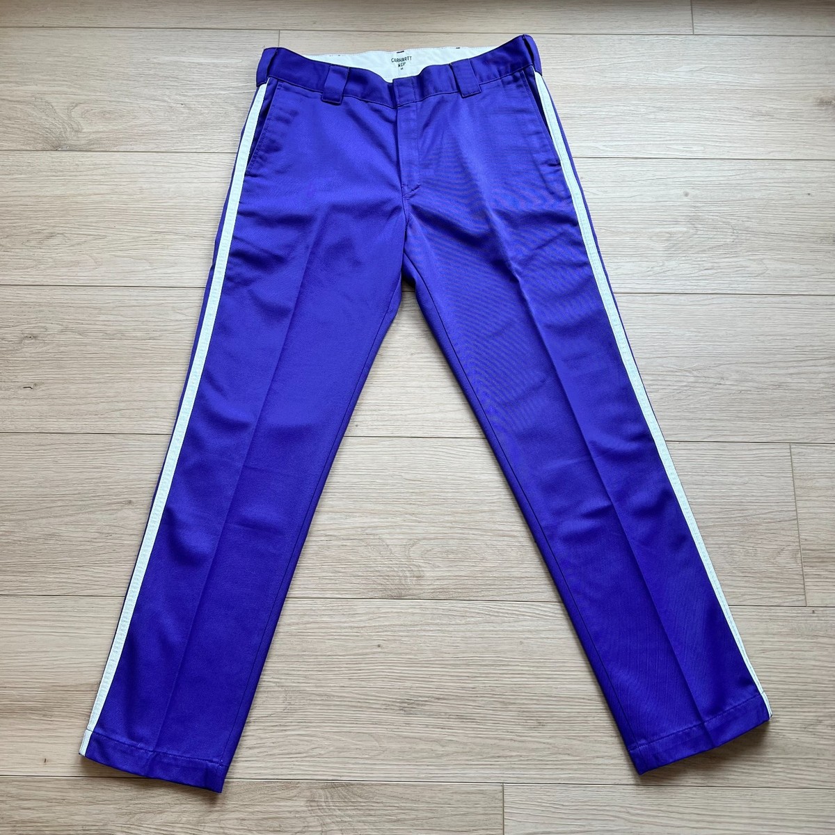 Carhartt WIP x Motown Master Pant Purple Potion Side Stripe Men