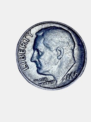 1966 Roosevelt Dime Errors - Double Die - No Mint Mark - Rare