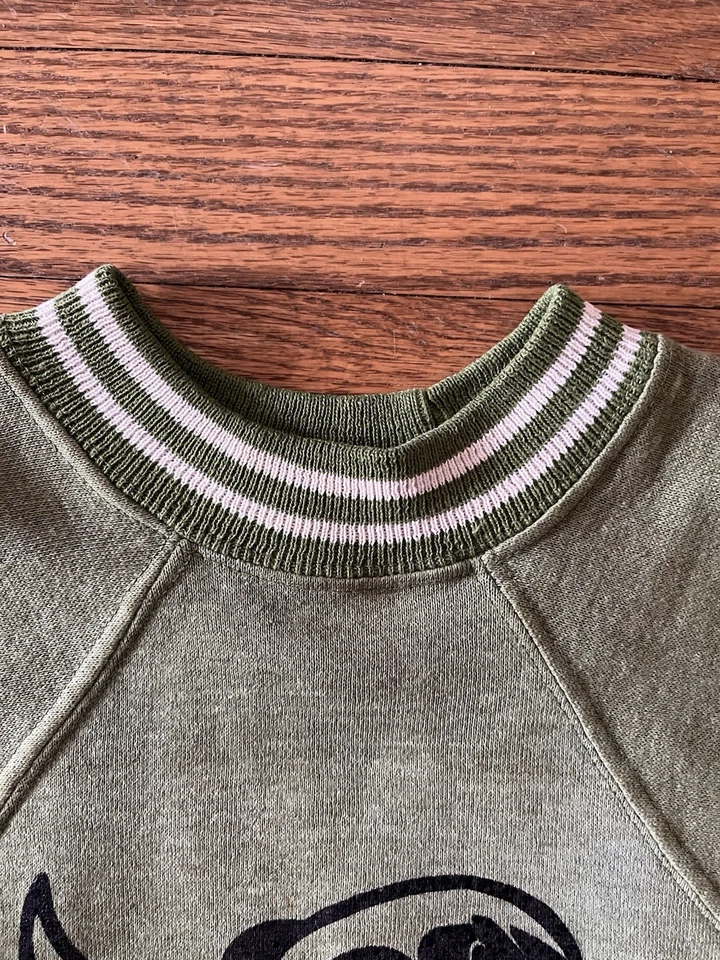 Suéter De Colección Años 70 80 Flor Mofeta Media Manga 2T Niño Pequeño 50/50 Algodón Kodel Foto 3 de 4